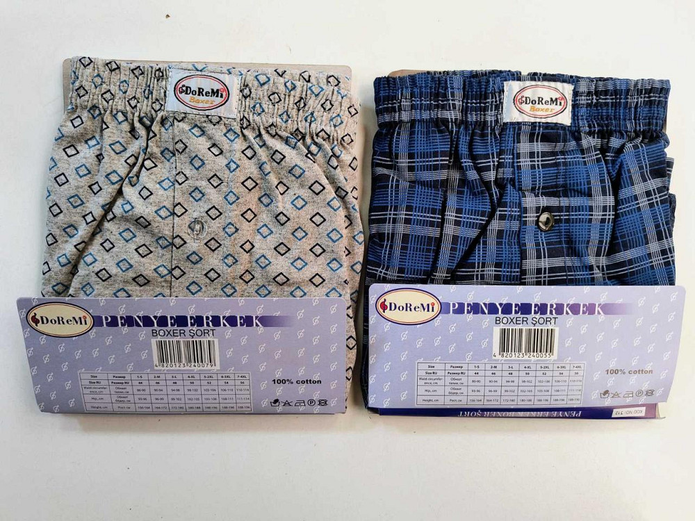 Трусы мужские семейные 100% хлопок Doremi Ассорти Doremi 1/3 7 (4XL) Киев - изображение 4