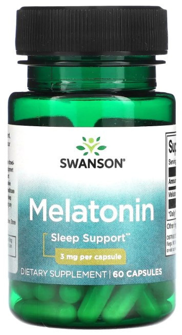 Мелатонін Swanson Melatonin 3 mg 60 caps Київ - фото 1