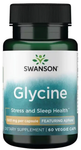 Глицин Swanson Glycine 500mg 60 капс Киев - изображение 1