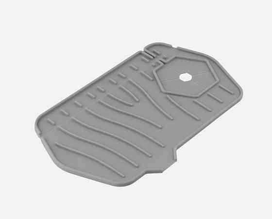 RB4 силіконовий килим для мийки сірий VALESO 24*15 Коломыя