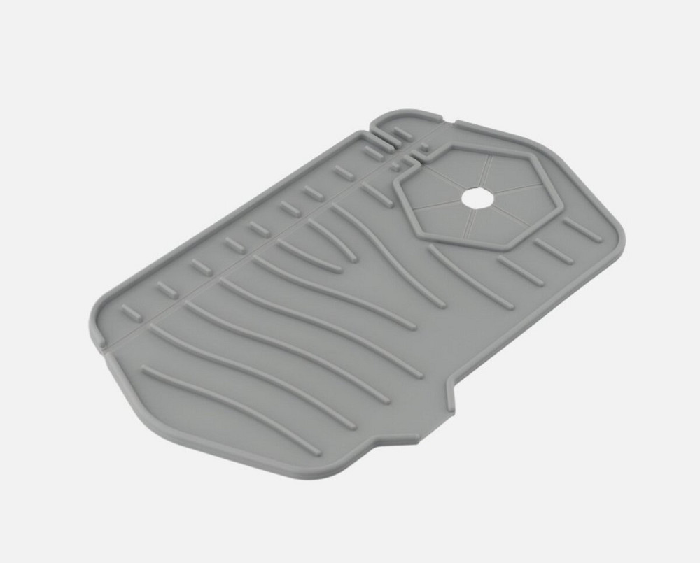 RB4 силіконовий килим для мийки сірий VALESO 24*15 Коломыя - изображение 4