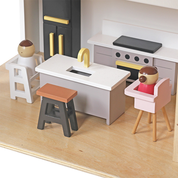 Кукольный деревянный домик в стиле ЛОФТ AVKO Вилла Тоскана (40006539) Киев - изображение 4