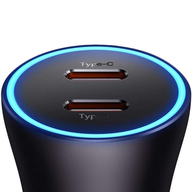 Автомобільний зарядний пристрій Baseus Golden Contactor Pro 2Type-C 40W (CGJP000013) Dark Grey Рівне - фото 9