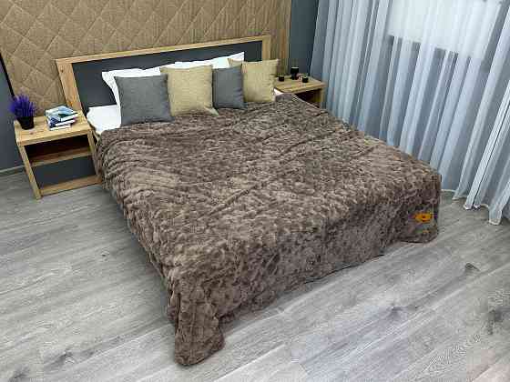 Плед-покрывало Шиншилла 215х215 см (+-5см) Какао (87-018) Киев