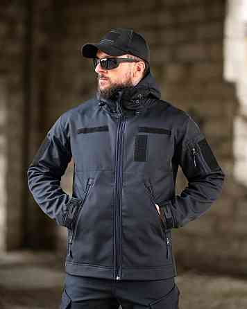 Демісезонний тактичний костюм софтшел DEMENTIOZ синій ДСНС ВТ6840 Одеса