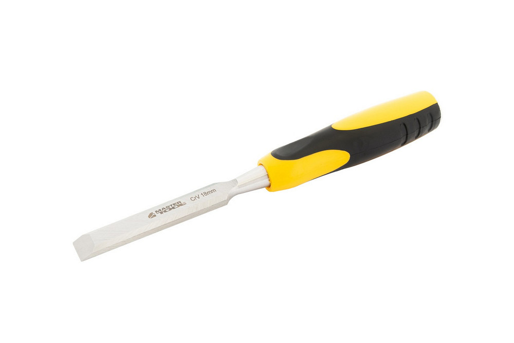 Стамеска ударна MASTERTOOL CrV 18 мм з двокомпонентною ручкою 14-1518 Коломия - фото 8