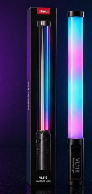 Световой луч Ulanzi VL119 RGB для видео, TikTok, стримов, фото, фотолампа. Харьков - изображение 8