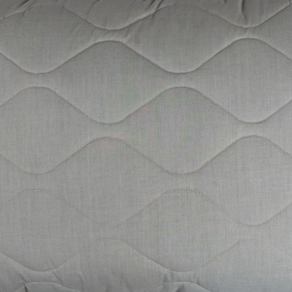 Подушка конопляная стеганная YouStar 50х70 см чехол 100% хлопок Сатин (Серый) Сумы - изображение 3