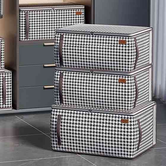 Комплект сумок 3 шт для одеял в шкаф с молнией Каменец-Подольский