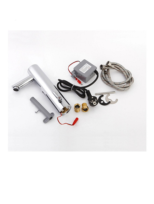 Змішувач сенсорний для умивальника HOTEC 19.116-DC/AC (220V/6V) з трансформатором,латунний Hot/Cold (000019613) Київ - фото 2