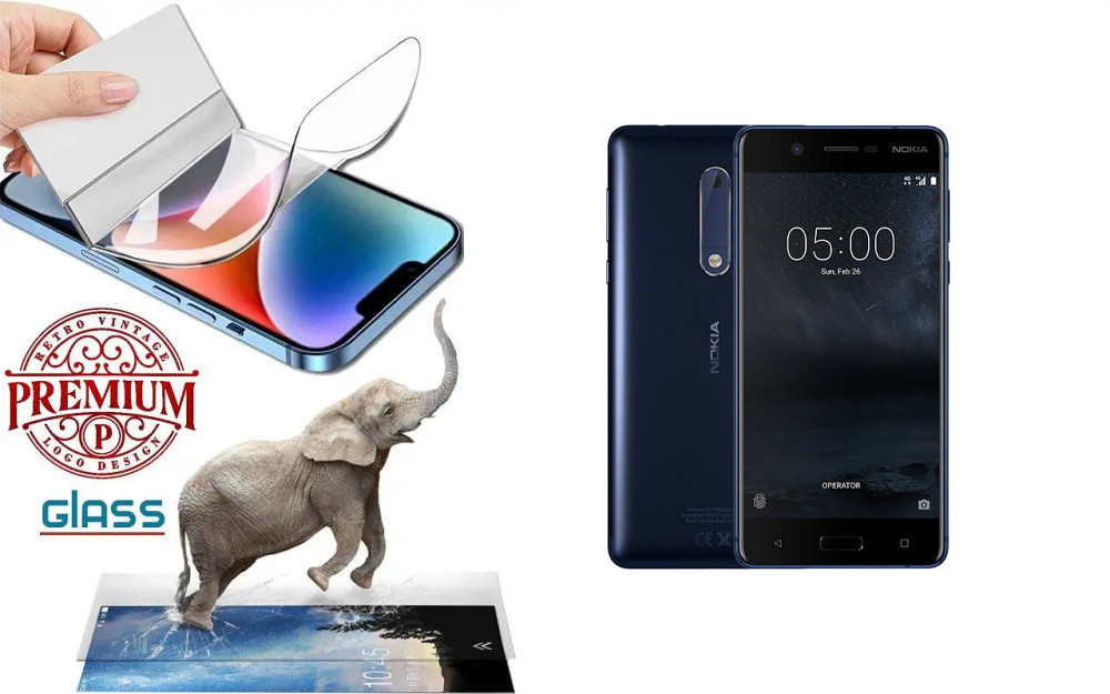 Полиуретановая пленка Nokia 5 Dual SIM, Premium, толщина 0,2 мм Киев - изображение 1