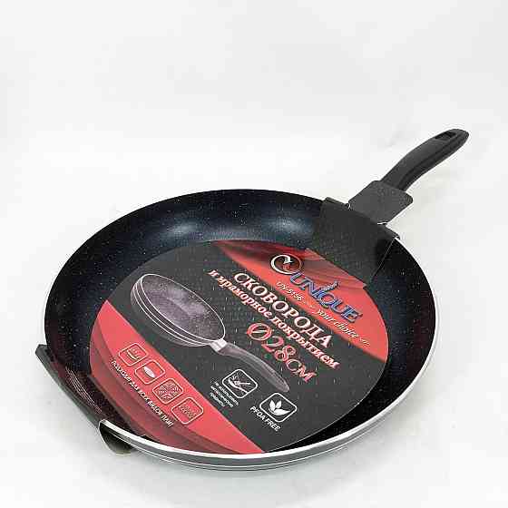 Сковорода глибока алюміній UNIQUE, Сковорода з антипригарним покриттям Якісна для дому WY-57 Івано-Франківськ