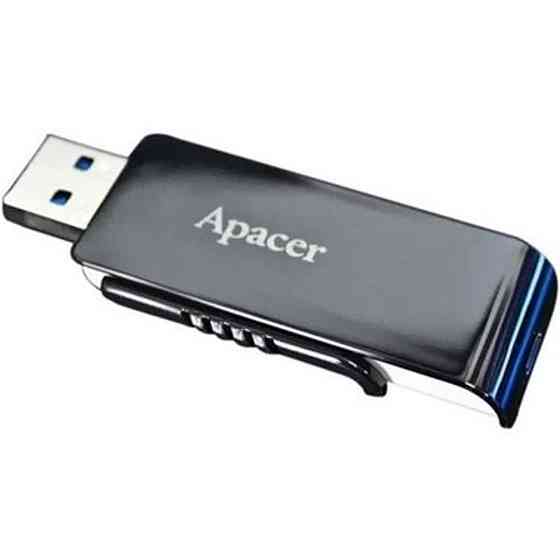 Flash Apacer USB 3.0 AH350 128Gb black Київ