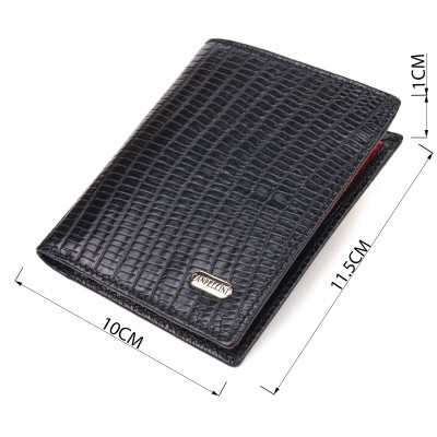 Кошелек Canpellini Из натуральной кожи Черное (21501) Винница - изображение 5