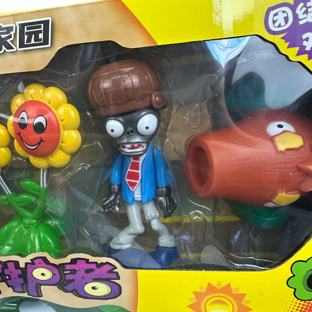 Дитячий набір фігурок рослиніння проти Зомбі фігурки Plants vs Zombies з горохгострілом ( 24915 ) Харьков - изображение 6