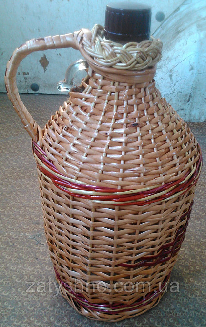 Бутель плетеный на 5 литров Киев - изображение 2