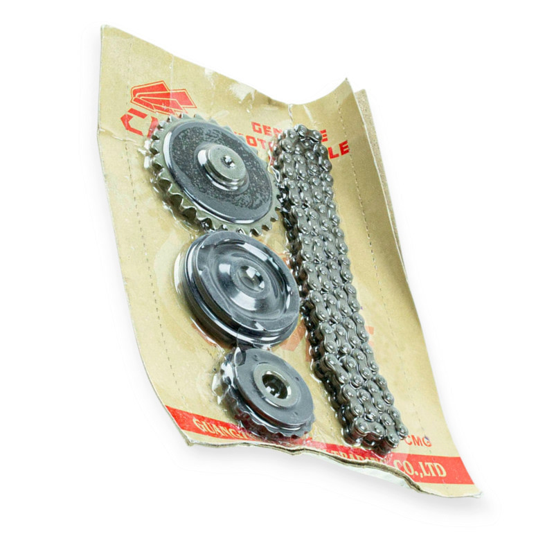 Натягувач Дельта ланцюга розподільного валу + ланцюг розподільного валу на 84 зв мопед Мукачево - фото 1