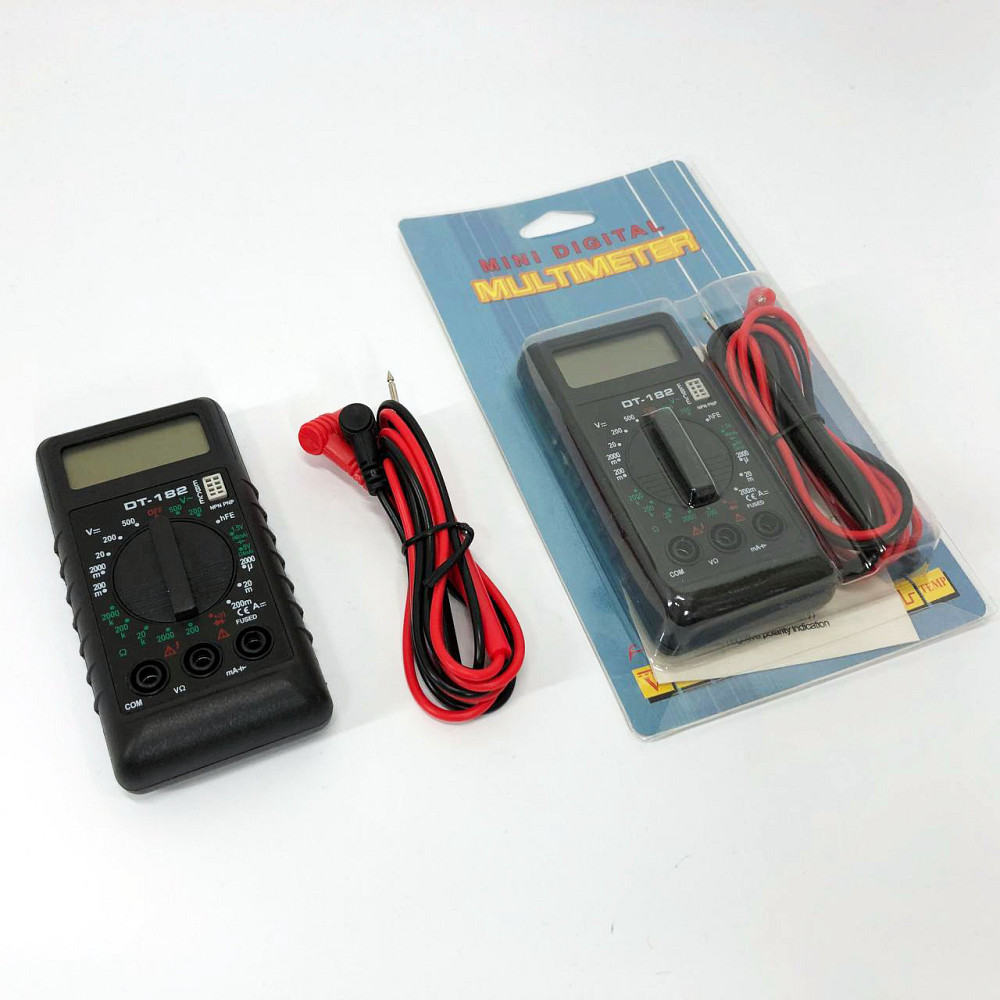 Електронний тестер мультиметр DT-182, Якісний мультиметр Відмінний Мультиметри портативні DU-62 Івано-Франківськ - фото 2