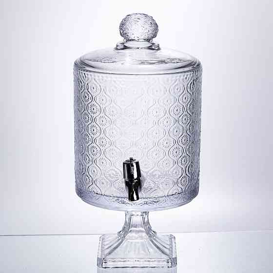 Лимонадниця Lace 4.5л з краном HP-19-287 лимонадник для напоїв диспенсер прозорий глек Коломия