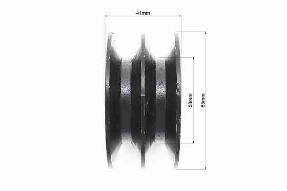 Шків під колінвал d-25mm (D-85mm, два пази під ремінь SPB, метал) 173F/177F/182F/188F/190F Київ