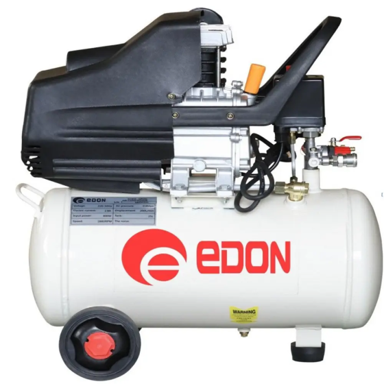 Мощный воздушный компрессор EDON AC 1300-WP50L: 1300 Вт, 200 л/мин, объем ресивера 50 л Киев