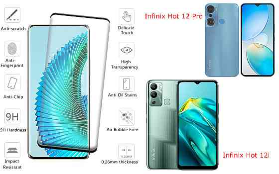 Захисне скло HyperGlass Pro для Infinix Hot 12 Pro, Hot 12i  – максимальна чутливість та захист Київ
