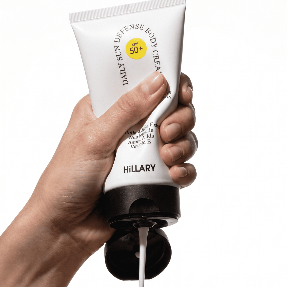 Сонцезахисний крем для тіла SPF 50 Daily Sun Defense Body Cream Hillary 150 мл Київ - фото 13