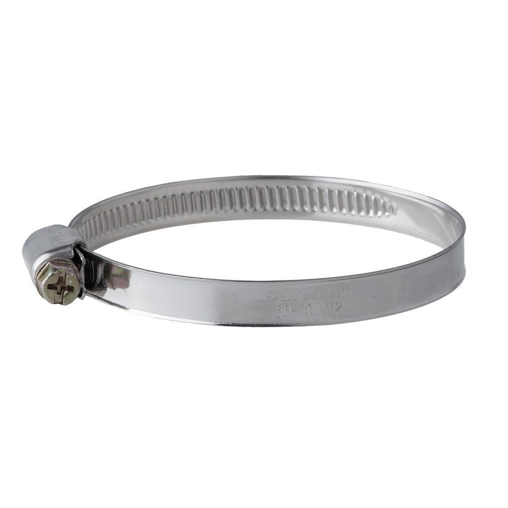 Хомут червячный нержавеющий 9мм D50-70мм 10шт SIGMA (2510131) Киев - изображение 3