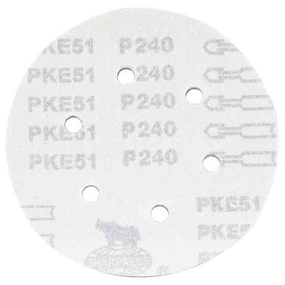 Шліфувальний круг 6 отворів Ø150 мм P240 (10 шт.) SIGMA (9122311) Київ