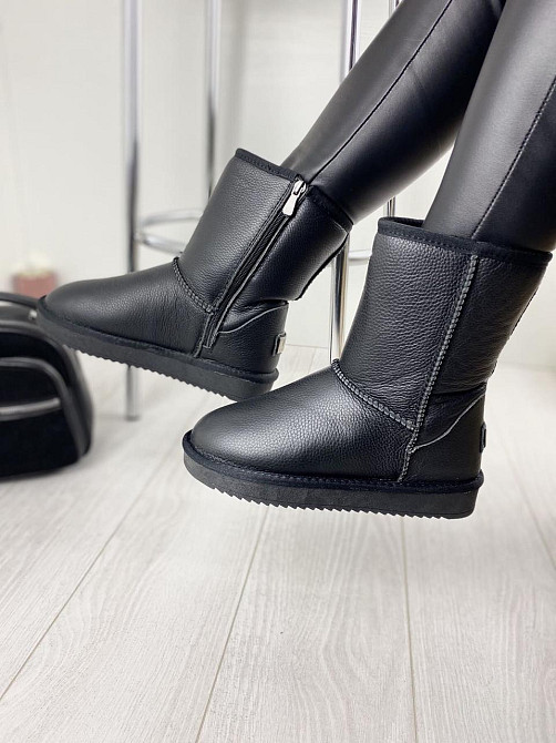 ITTS Угги жіночі ITTS 5808-8 чорні (зима, шкіра натуральна) (2742) 41 Коломыя - изображение 1