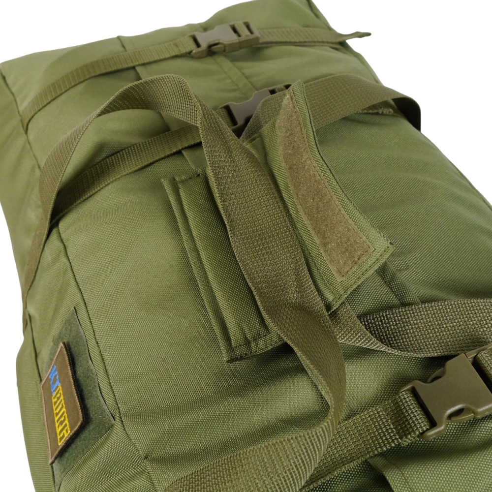 Сумка тактическая 100л. Kiborg Military bag Khaki. Большая армейская сумка транспортная хаки Киев - изображение 6