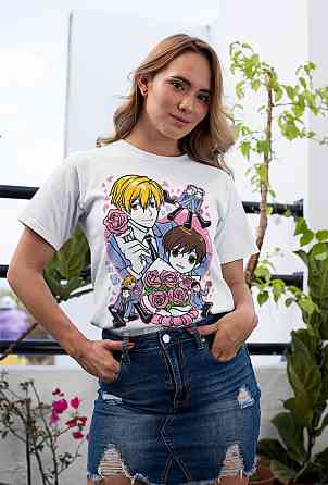 Футболка аниме Аниме Секаи Ікхи Хатсукои оверсайз (S/M/L) Черний AnimeJ0520 Днепр