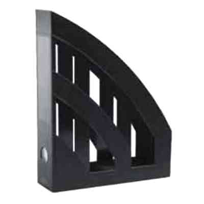 Лоток для паперів КіП пластиковий, вертикальний, чорний (TRAYV-KIP-LV-01-B) Вінниця