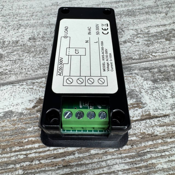 Цифровий вольтметр амперметр ваттметр AC 50-300В 100А 30кВт KWS-AC300 для контролю електроенергії Київ