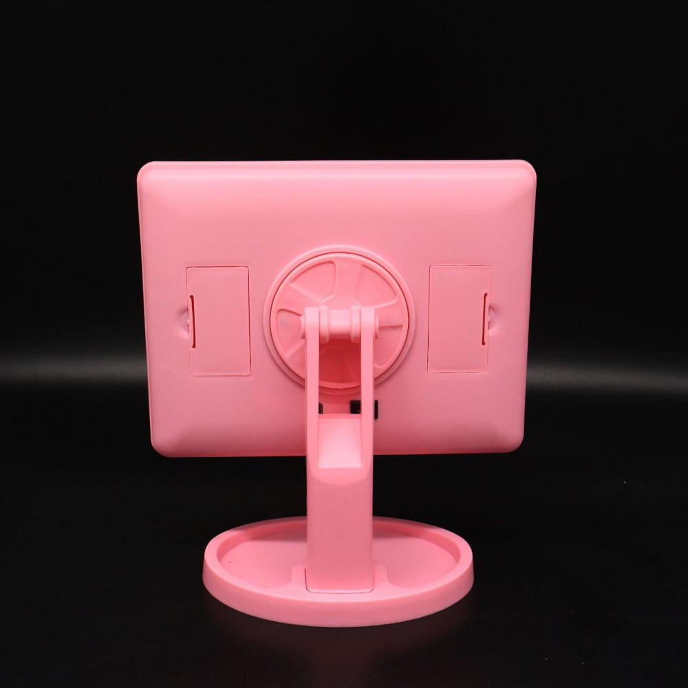 Косметичне дзеркало з LED підсвічуванням (22x17 см) NJ-230,Рожеве SBR Київ - фото 7