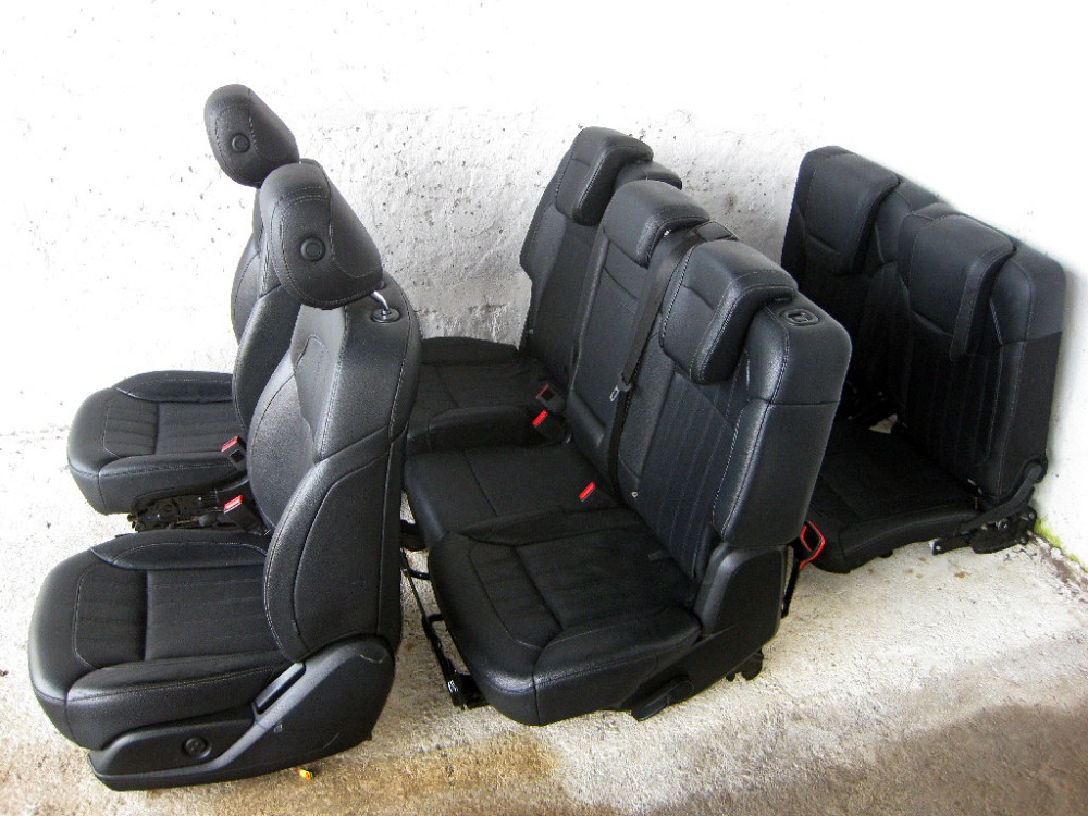 Mercedes-Benz  A1669103108 9D88 Комплект сидінь чорний шкірозамінник GLS X166 Одеса - фото 3