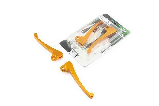 Важелі керма скутер Ямаха Йог 50 (голі) (тюнінг, барабан/барабан, золото) Мукачево