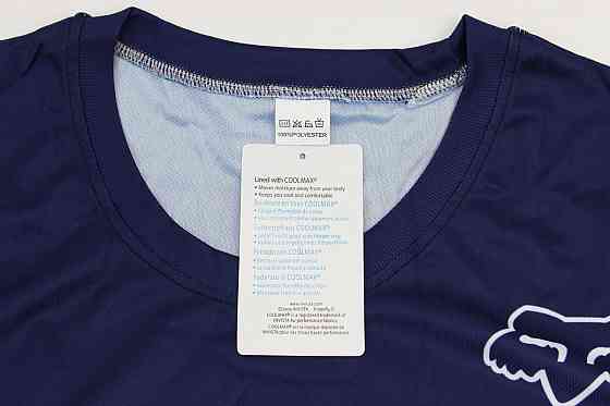 Футболка (Джерсі) чоловіча M-(Polyester 100%), короткі рукави, вільний крій, синьо-бірюзова, НЕ оригінал Киев