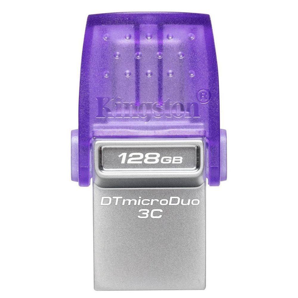 Флеш-накопичувач USB3.2 128GB Type-C Kingston DataTraveler microDuo 3C (DTDUO3CG3/128GB) Фіолетовий Харків - фото 1
