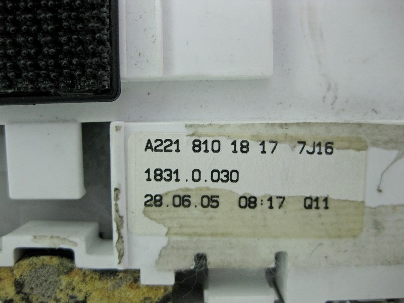 Mercedes-Benz  A2218101817 7J16 Дзеркало - плафон заднього пасажира сіре S-Class W221 Одеса - фото 3