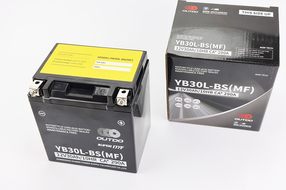 Акумулятор 12V30Ah YB30L-BS(MF) кислотний (L168*W132*H192mm) Бершадь - изображение 1