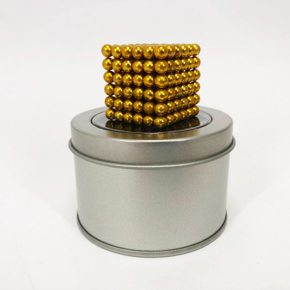 Неокуб 216 Нео NeoCube Золотой, Магнітний конструктор з кульок Нео Куб, Неокуб фігури TX-96 Івано-Франківськ - фото 1