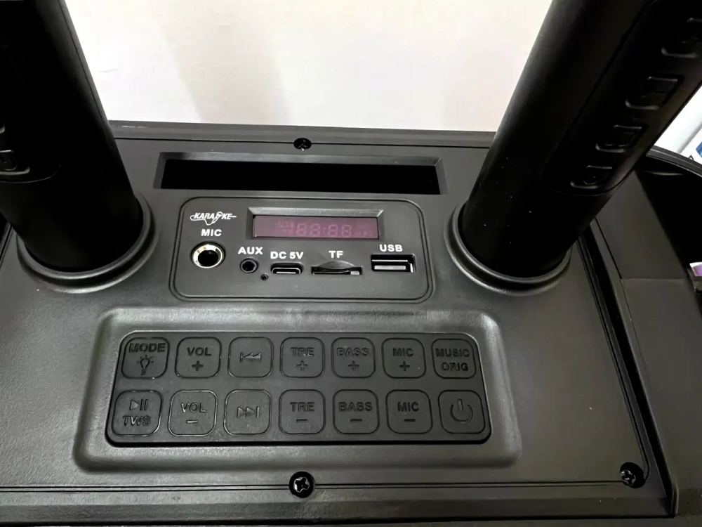 Колонка музична портативна Bluetooth ZQS4247, 30Вт, 2 динаміки, FM-радіо, LED підсвітка, 2 мікрофони Одеса - фото 8