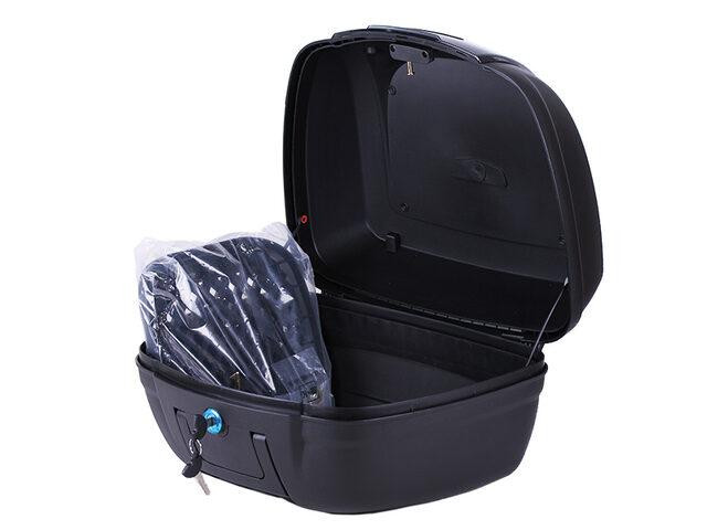 Кофр (багажник) для мотоцикла задній YM-0879 чорний (V-40L) 48×42×30.5 чорний Мукачево - фото 3