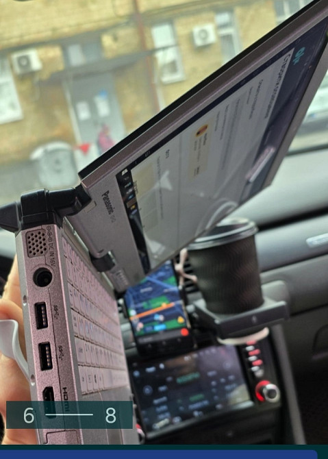 Ноутбук: Panasonic CF-C2 легкий,13" батарея 8 годин, для Дронів, СТО Харків - фото 6