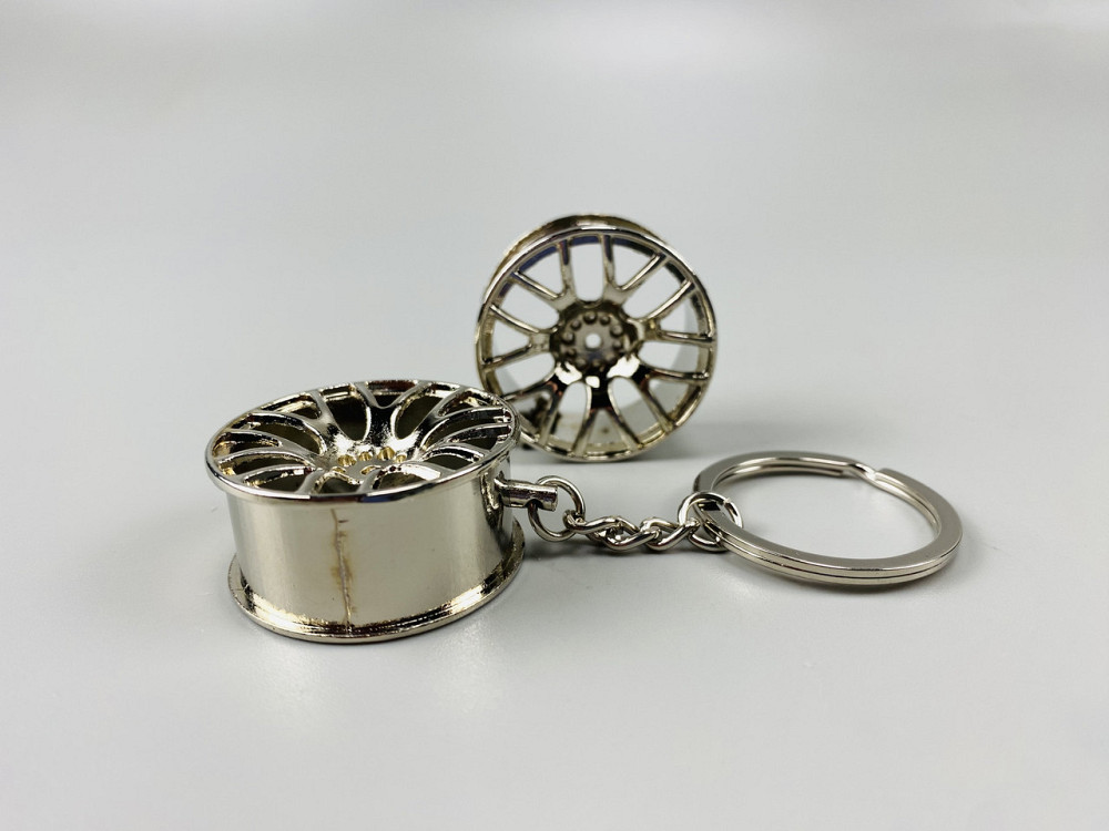 Автомобільний брелок диск-колеса, брелок на ключі для водія, брелок металевий на автомобільні ключі Мукачево - фото 3