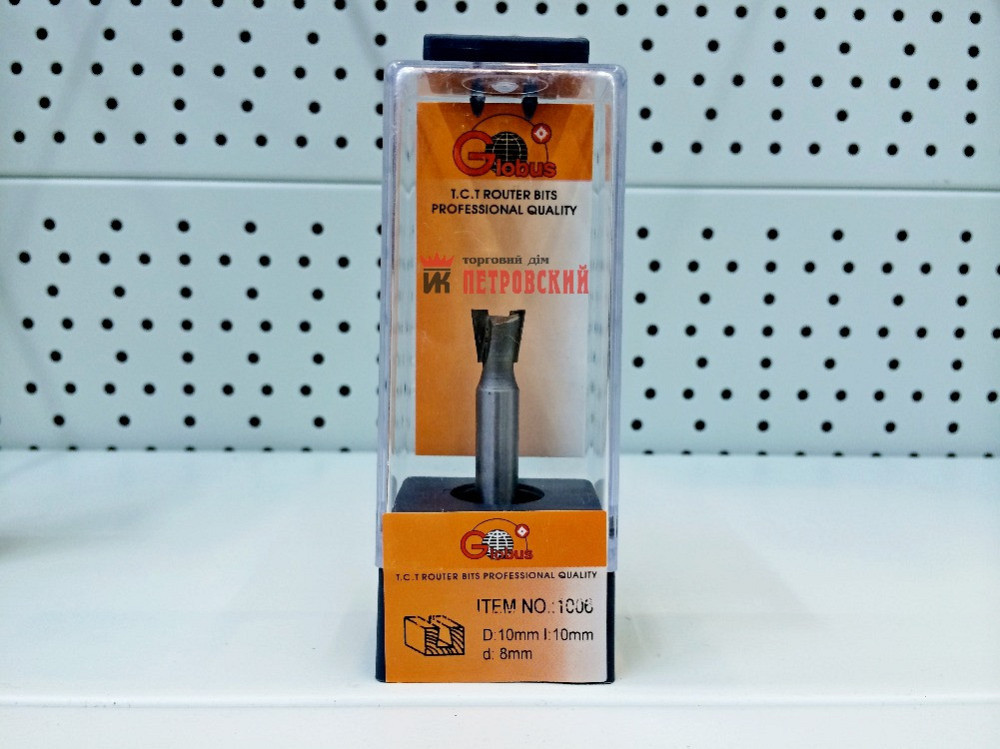 Фреза ГЛОБУС 1006 D12 пазовая ласточкин хвост Коломыя - изображение 1