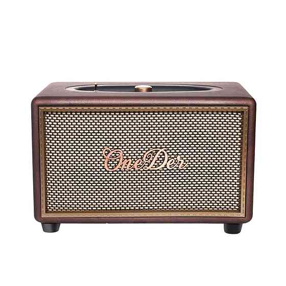 Портативная мини-колонка OneDer D6 коричневая D6BR Киев