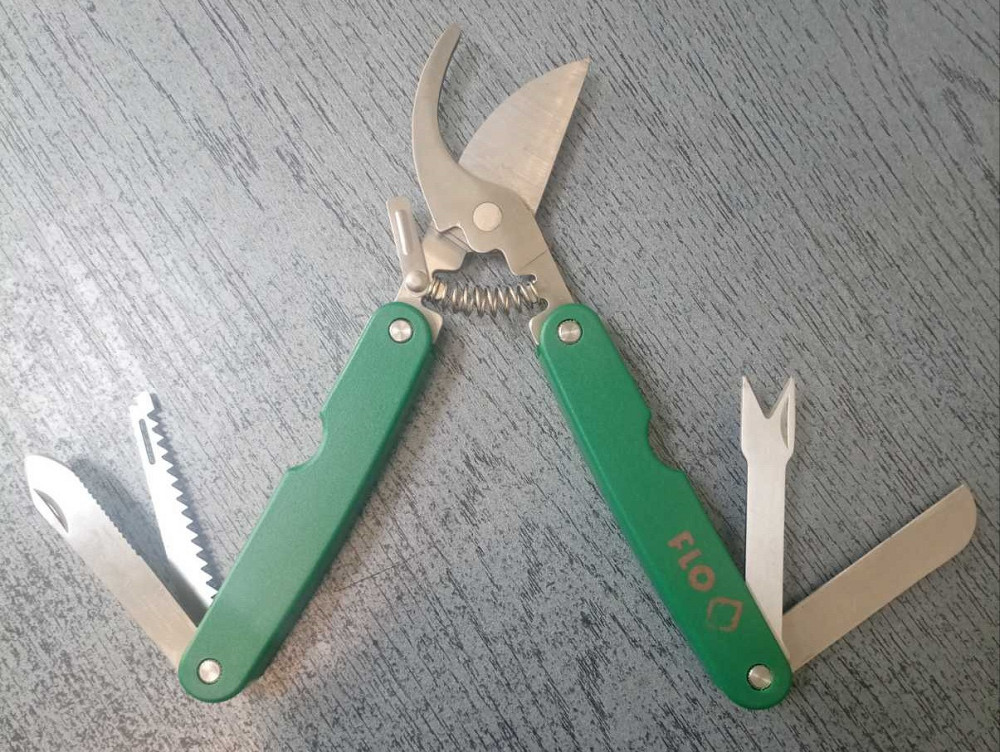 Секатор багатофункційний 7в1 складаний з чохлом "Flo" Київ - фото 1