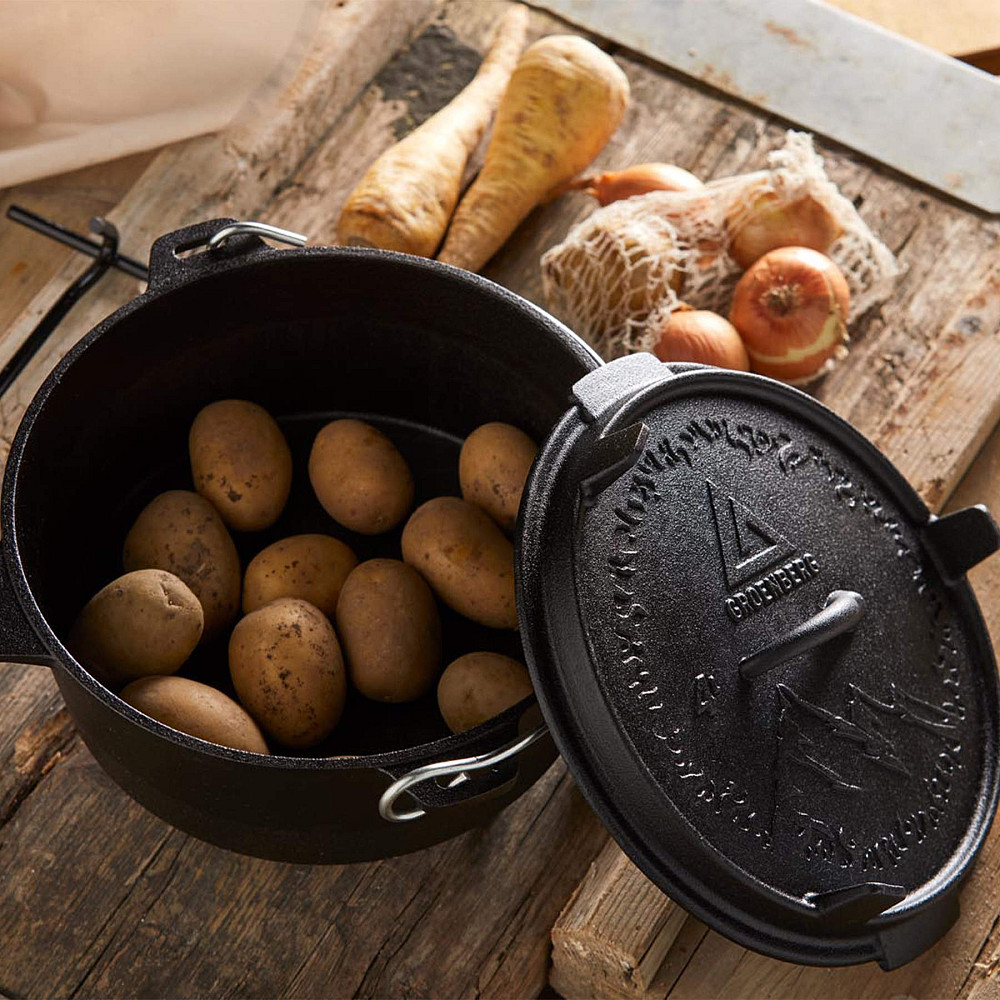 Казан с крышкой Groenberg Askja Pot 25 cm / 4 L Black (266016) Вінниця - фото 15